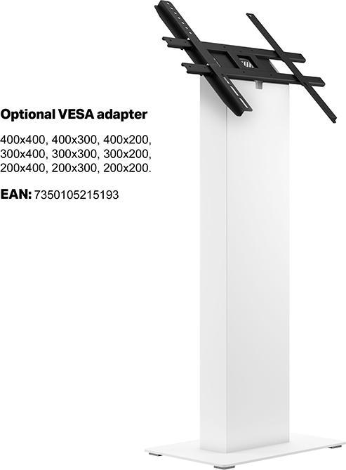Immagine prodotto DSS Chiosco per interni 15-32", metallo, bianco/5186