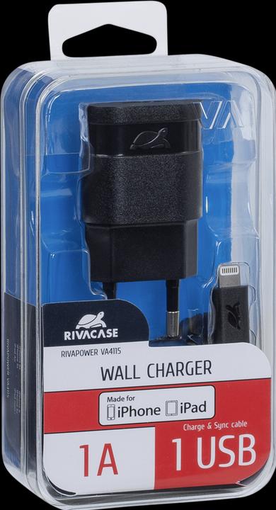 Image du produit Rivacase VA 4115 BD2 Chargeur mural USB 1.0A (5 W)