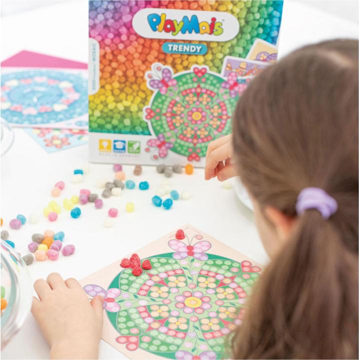 Produktbild PlayMais Trendy Mosaic Mandalas (3.000 Stück)