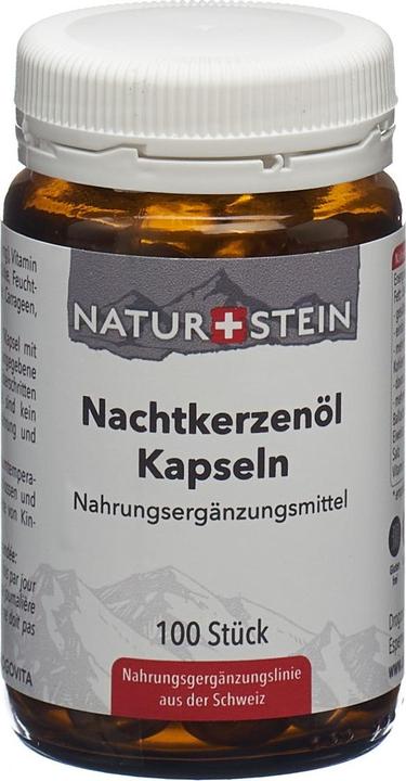 Actual product image Naturstein Evening primrose oil capsule (100 Piece, Capsules, 171 g)