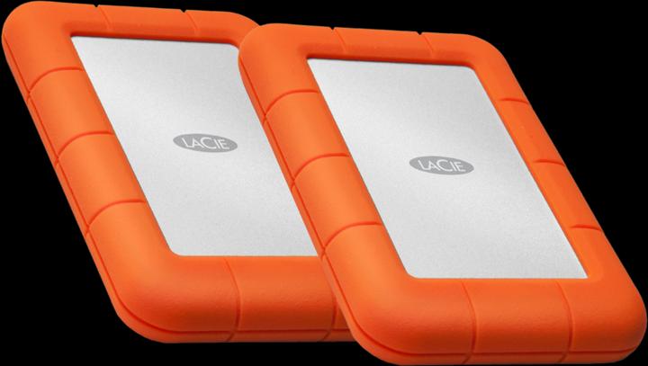 Actual product image LaCie Rugged USB-C 4TB - Duo pack (4 TB)