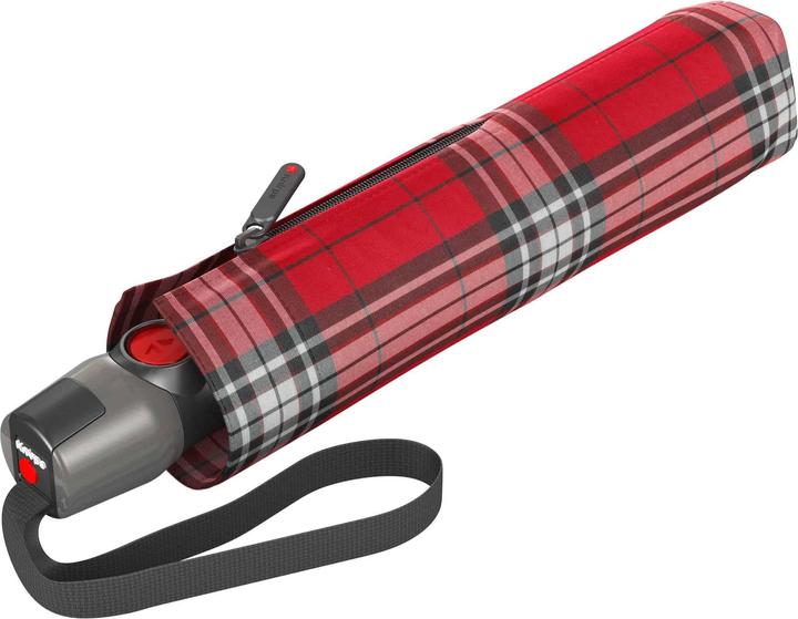 Actual product image Knirps T.200 Medium Duomatic check red'n navy