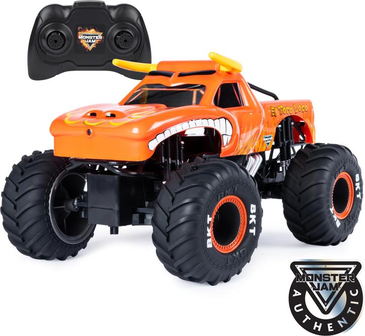 Image du produit Spin Master Monster Jam, El Toro Loco radiocommandé authentique, échelle 1:15, 2,4 GHz, à partir de 4 an
