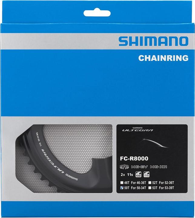 Actual product image Shimano Ultegra FC-R8000 chainring 11-speed MS (50)