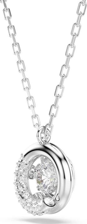 Produktbild Swarovski Dextera Halskette Rundschliff Weiss Rhodiniert