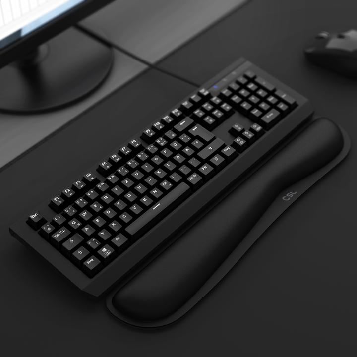 Actual product image CSL Keyboard palm rest, keyboard wrist rest, ergonomic posture, 43 cm, washable