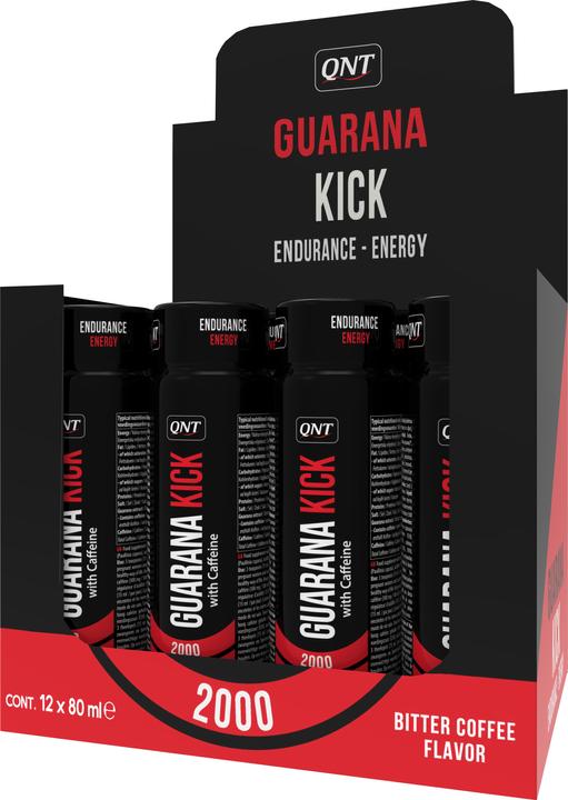 QNT Guarana Kick 2000 (Guarana+Caffeine) Shot (Café aigre, 12 x)