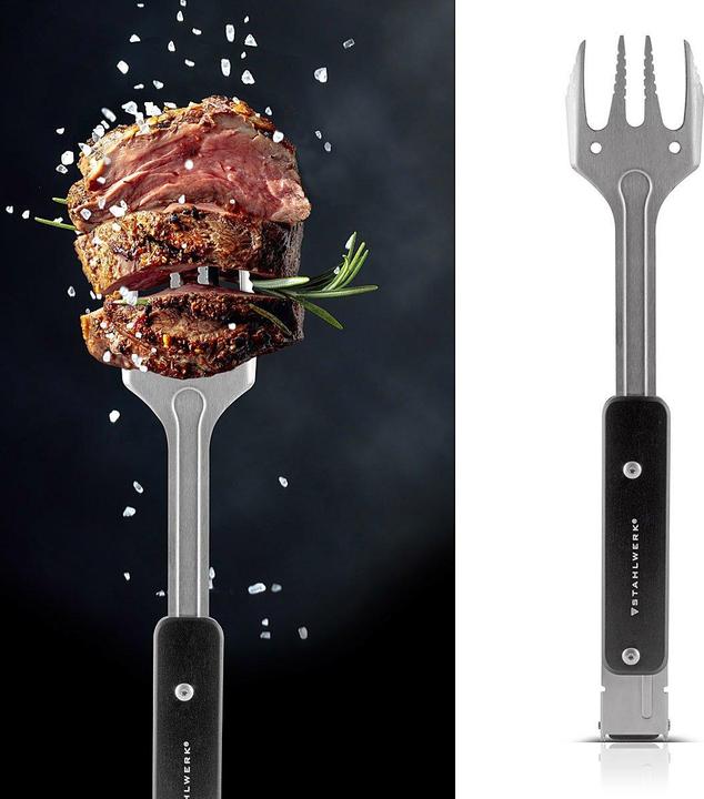 Produktbild Stahlwerk Grill-Set mit 4-in-1 BBQ Multitool-Grillbesteck