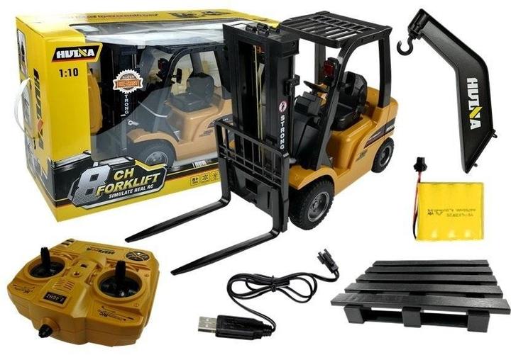 Actual product image Lean Toys Remote Control Forklift R/C 1:10