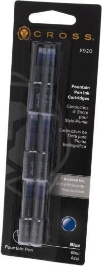 Cross Replacement ink cartridges (ink cartridges, Blue)