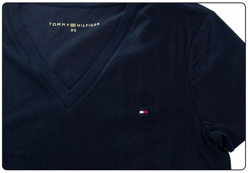 Actual product image Tommy Hilfiger Heritage V-Neck Tee (XXS)
