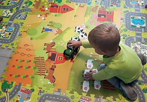 Produktbild Activity Board Premium Bauernhof-Puzzlematte, 9-teilige Schaumstoffmatte