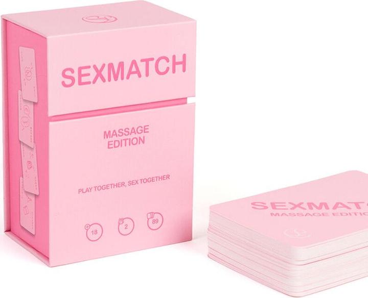 Secret play Massage Sexmatch (Jeu de cartes, Italien, Anglais, Français, Néerlandais, Portugais, Allemand, Espagnol)