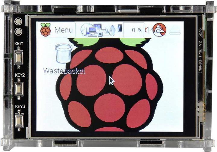 Produktbild Raspberry Pi Pi Gehäuse für 3.2" Touchscreen Display