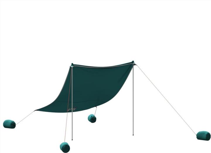 Image du produit VidaXL Tente d'ombrage de plage avec sacs de sable 214 x 236 cm (Tente de plage, 0.18 kg, 4 personnes)