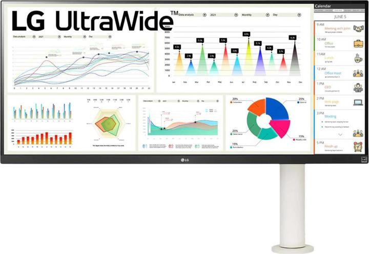 LG 34WQ68X-W UltraWide (2560 x 1080 Pixel, 34")