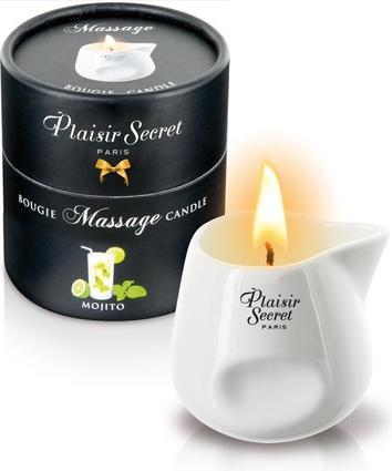 Actual product image Plaisir Secret Bougie de massage - Mojito (80 ml)