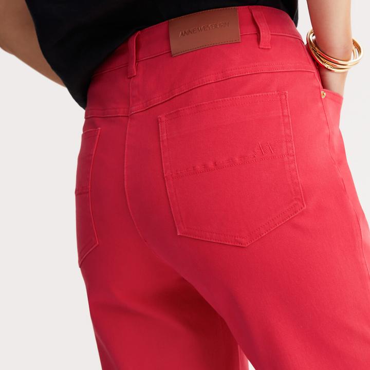 Image du produit Anne Weyburn Gerade Five-Pocket-Hose aus Baumwoll-Stretch (44)