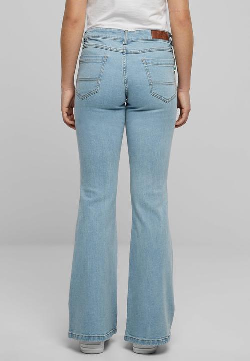 Actual product image Urban Classics Ladies Organic Low Waist Flared Denim (31)