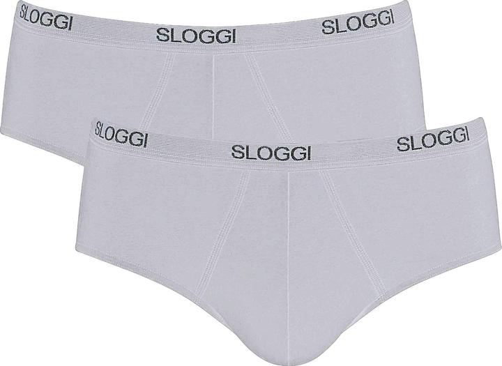 Sloggi Slip Casual Figurbetont Basic Midi - 19682 (M, 2er Pack)