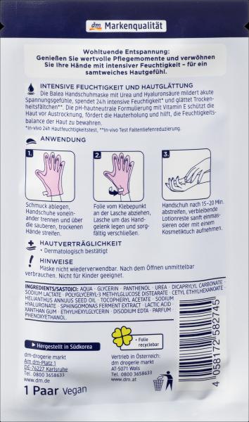 Actual product image dm Balea Hand mask urea