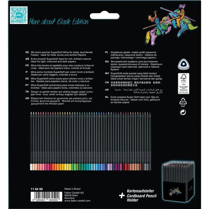 Image du produit Faber-Castell Black Edition (Multicolore, 50 x)