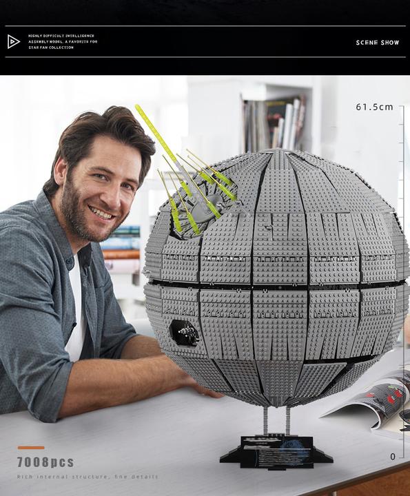 Actual product image Mould King Death Star