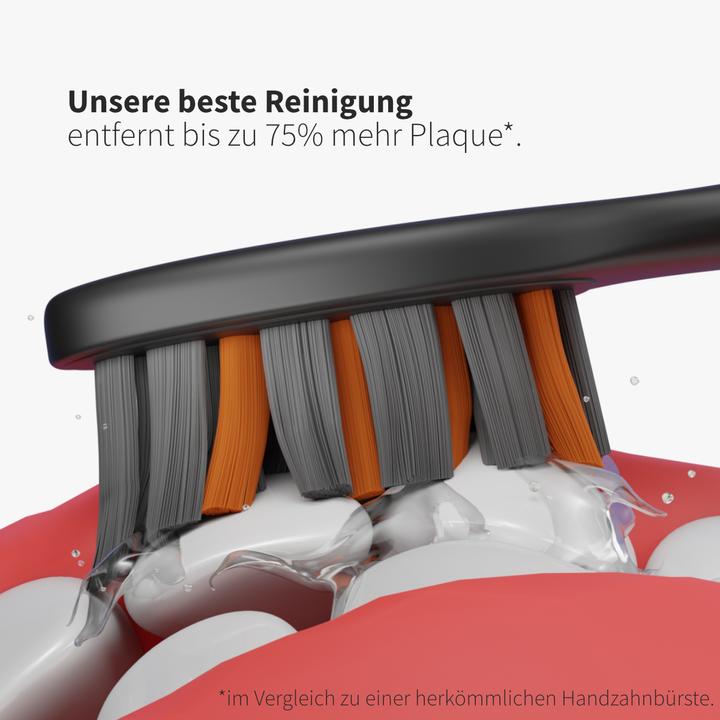 Immagine prodotto Zahnheld Schallzahnbürste im Doppelpack Schwarz/Weiss (Spazzolino sonico)