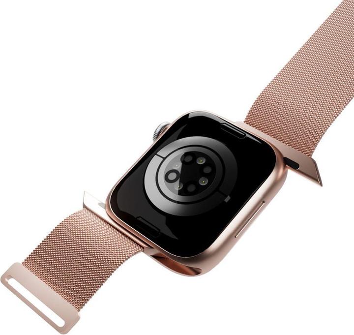 Image du produit Puro Milanese Magnetic Band - Pasek ze stali nierdzewnej do Apple Watch 38/40/41 mm (różowe złoto) (38 mm, 40 mm, 41 mm, Acier inoxydable)