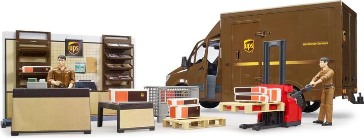 Actual product image Bruder UPS Parcel Shop