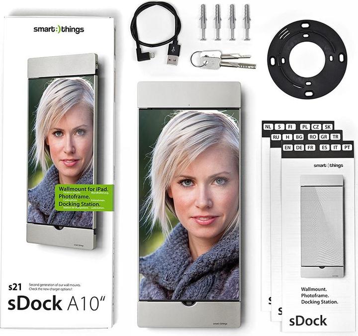 Actual product image smart things iPad wall mount sDock Pro s22