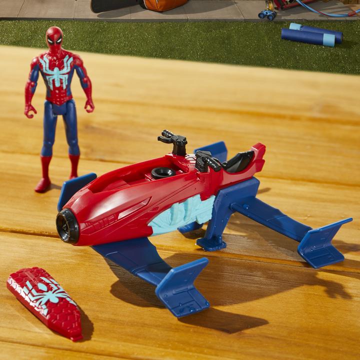 Actual product image Spiderman SPIDER-MAN playset Web splashers vehicle