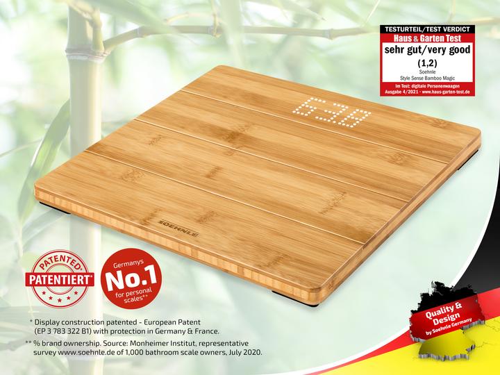 Produktbild Soehnle Style Sense Bamboo Magic (180 kg)