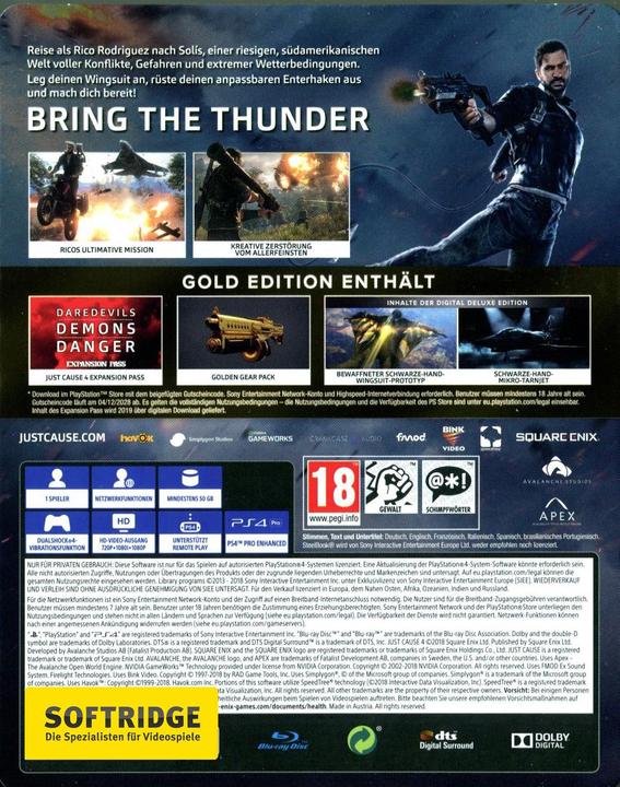 Produktbild Square Enix Just Cause 4 (PS4, DE)