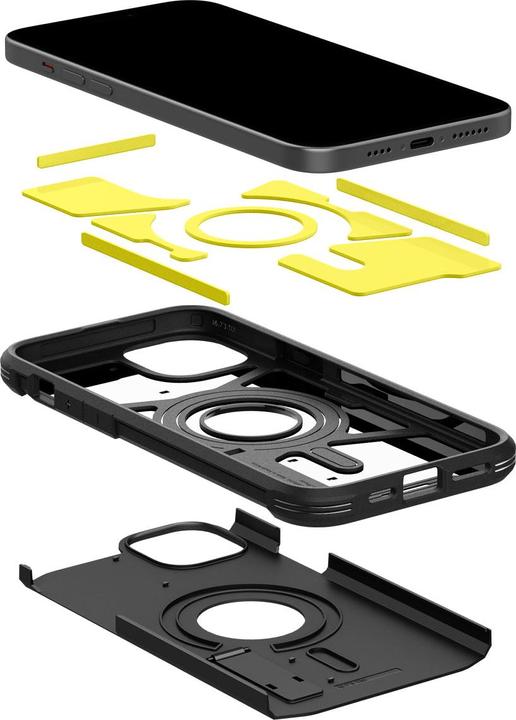 Produktbild Spigen Tough Armor Mag Magsafe Iphone 15 Schwarz (Apple iPhone 15)