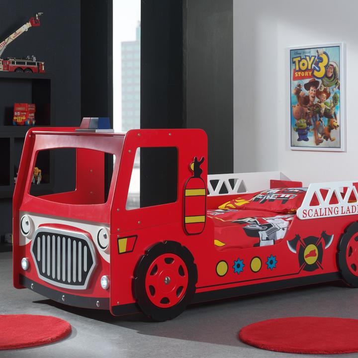 Produktbild Vipack Autobett Feuerwehr (90 x 200 cm)