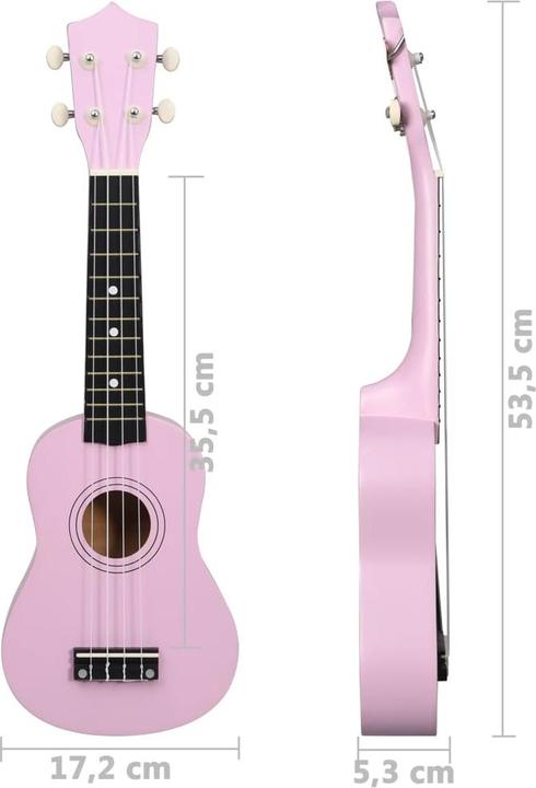 Image du produit VidaXL Ensemble de ukulélés soprano avec étui pour enfants 21 (Soprano, Soprano)