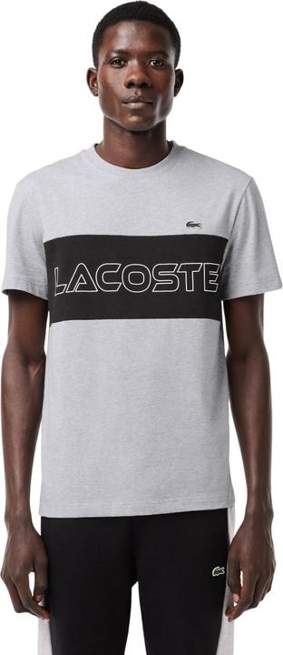 Actual product image Lacoste Unisex Adult Printed Colour Block Regular T-Shirt (XS)