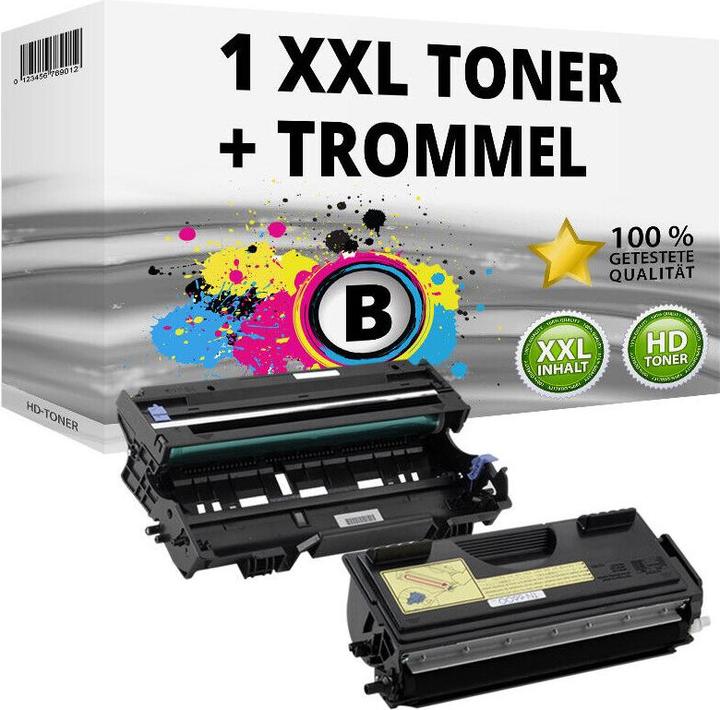 Actual product image Druckfuxx Toner + Trommel kompatibel Brother MFC 8300J 8500J 8600 9650 9660 9750