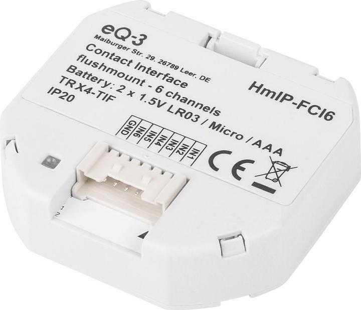 Produktbild EQ-3 Kontakt-Schnittstelle 6-fach (Schaltaktor)