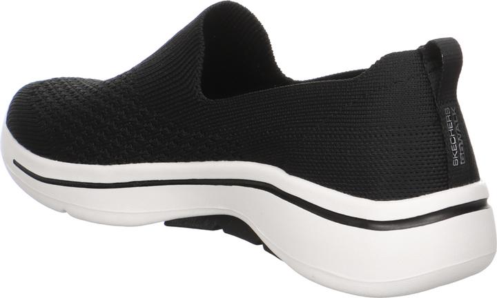 Produktbild Skechers 124418/BKW Go Walk Arch Fit-Delora Damen Sneaker Slipper Turnschuhe Low-Cut schwarz/weiss (39)