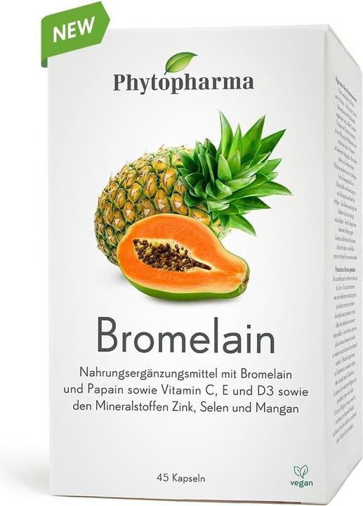 Phytopharma Bromelain (45 Stück, Kapseln, 46 g)
