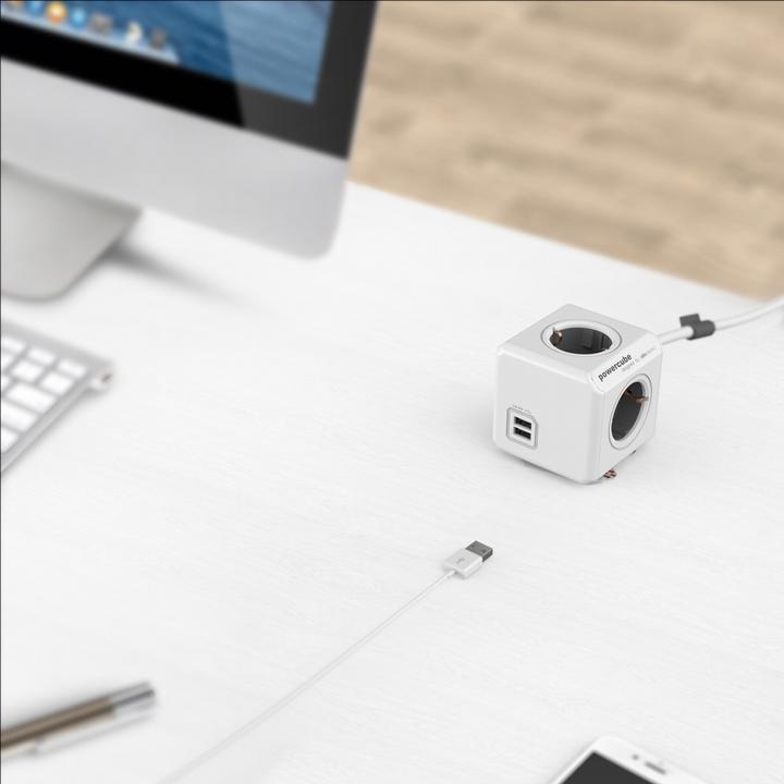 Produktbild Allocacoc PowerCube Extended USB-Typ F (4 x, USB-A, 3 m)