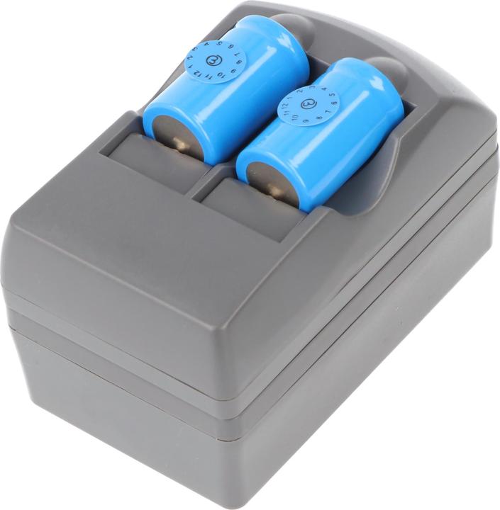 Actual product image AccuCell CR2 Charger Li-ion, CR-2 Charger incl. 2x CR2 Battery
