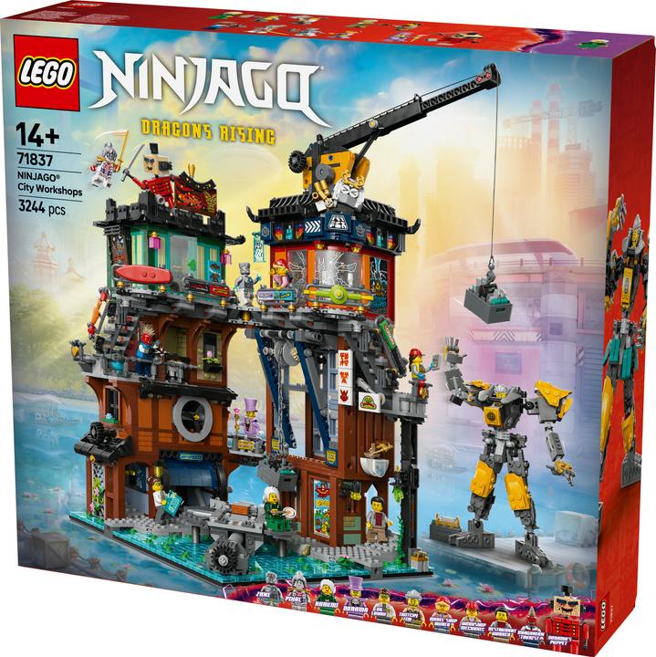 Produktbild LEGO Ninjago City Werkstätten (71837, LEGO Seltene Sets, LEGO Ninjago)