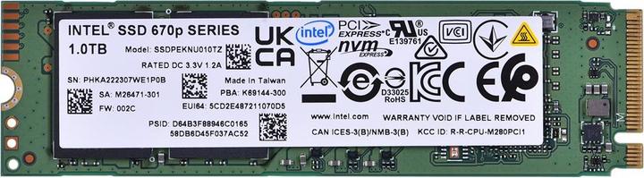 Produktbild Intel 670P (1000 GB, M.2 2280)