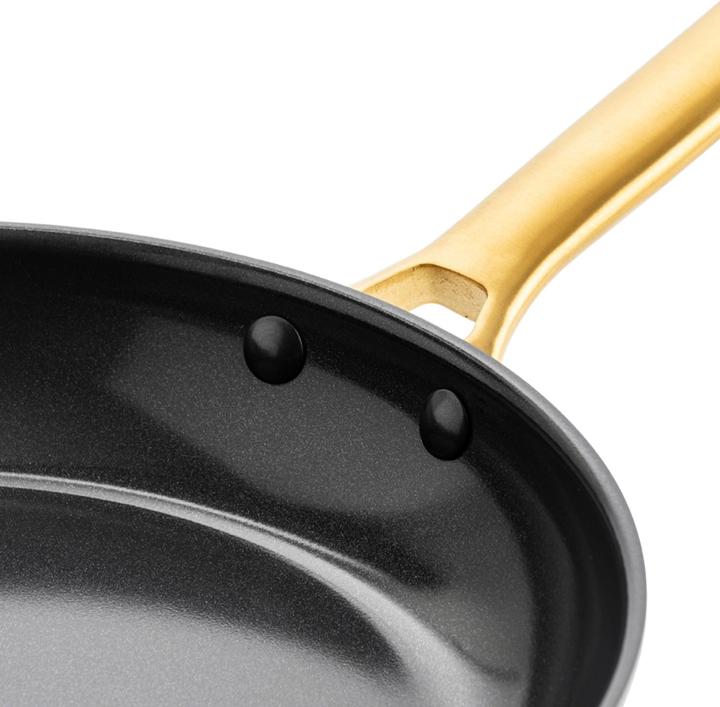 Produktbild Greenpan Keramikpfannen PADOVA Schwarz 20 + 24 + 28 cm (28 cm, Bratpfanne, Aluminium)