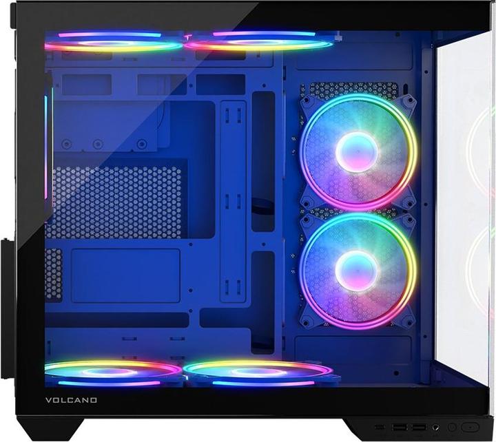 Image du produit Modecom Obudowa Volcano Panorama Apex ARGB 5F czarna (AT-PANORAMA-5F-ARGB-10-000000-0002) (mATX, ITX, ATX)