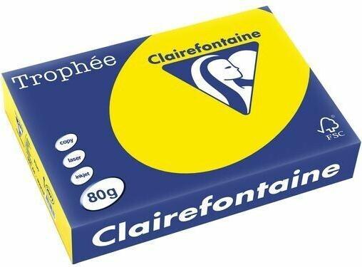 Image du produit Clairefontaine Multifunktionspapier Trophée, A4, neongelb (A4)