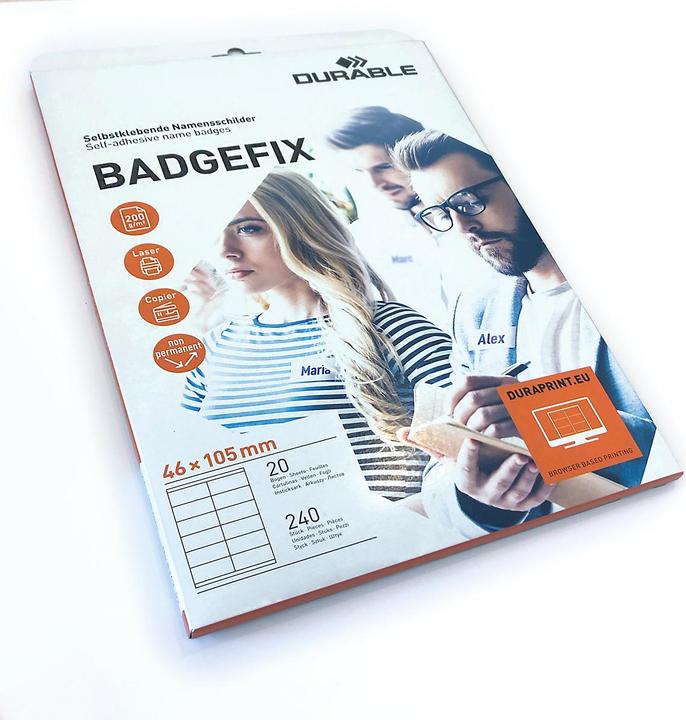 Produktbild Durable BADGEFIX - Namensschild